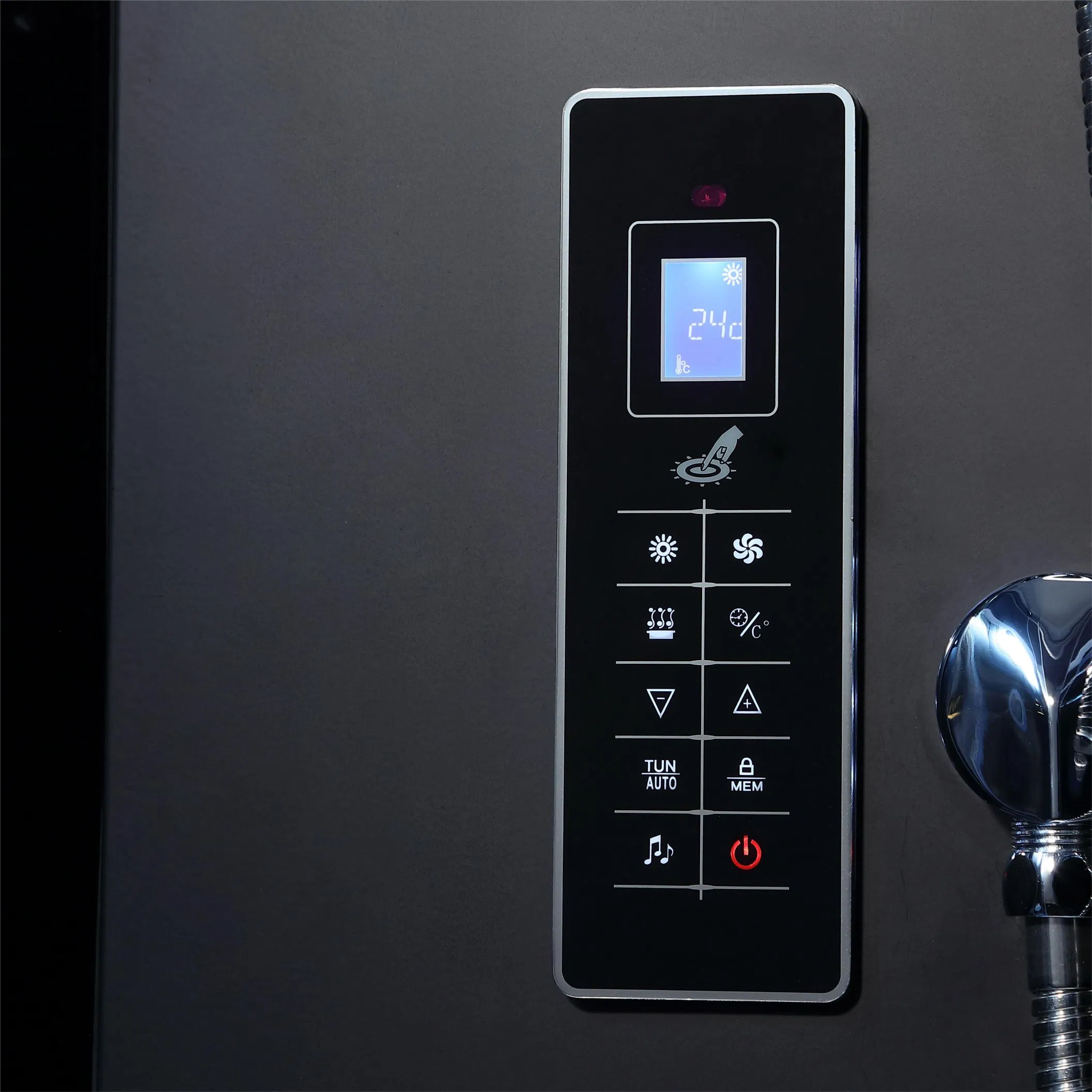 Modern Blue Stainless Steel Steam Sauna Room for Home Use (QQ7702)