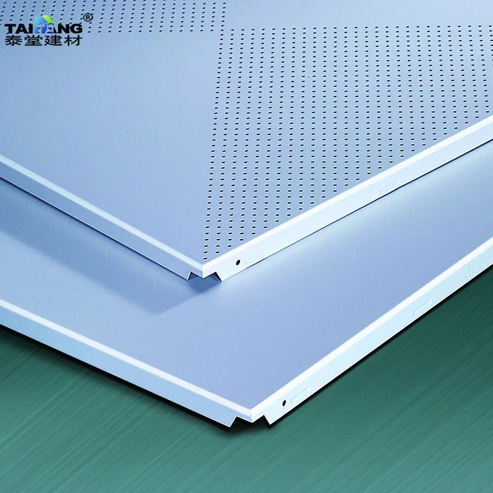 Metal Baffle Ceiling Clip-in Decorative Suspended Ceiling Tiles 1200 X 600