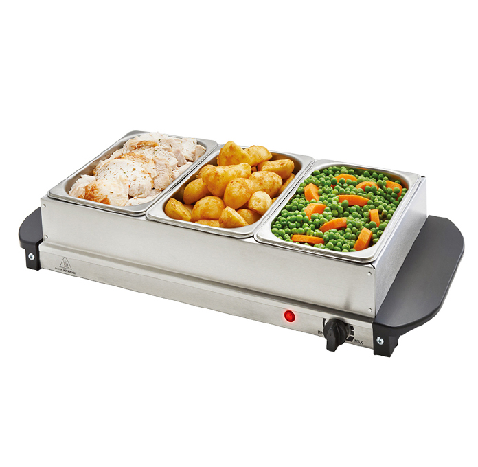 High Quality Big Capacity 3L Stainless Steel Buffet Food Warmer Chaffing Dish