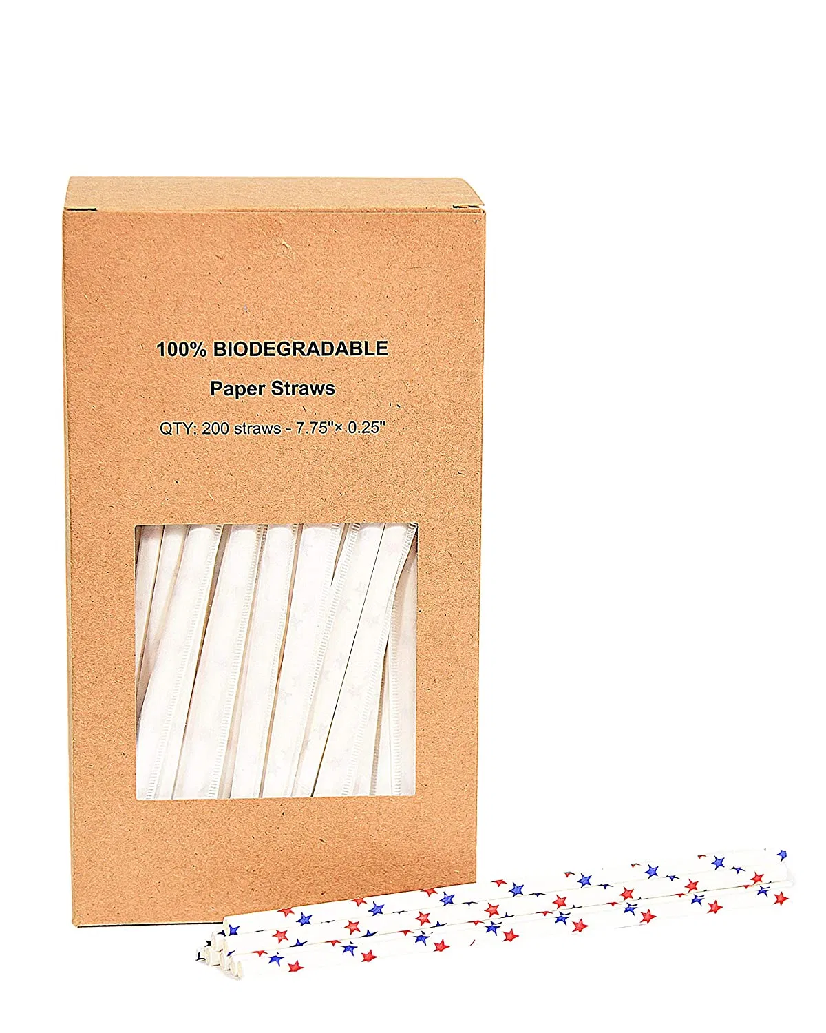 Бумажные соломинки для напитков с печатью, пищевые