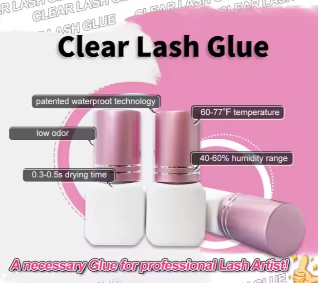 Private Label Glue Extension OEM Long Lasting Low Fume Eyelash Extensions Adhesive