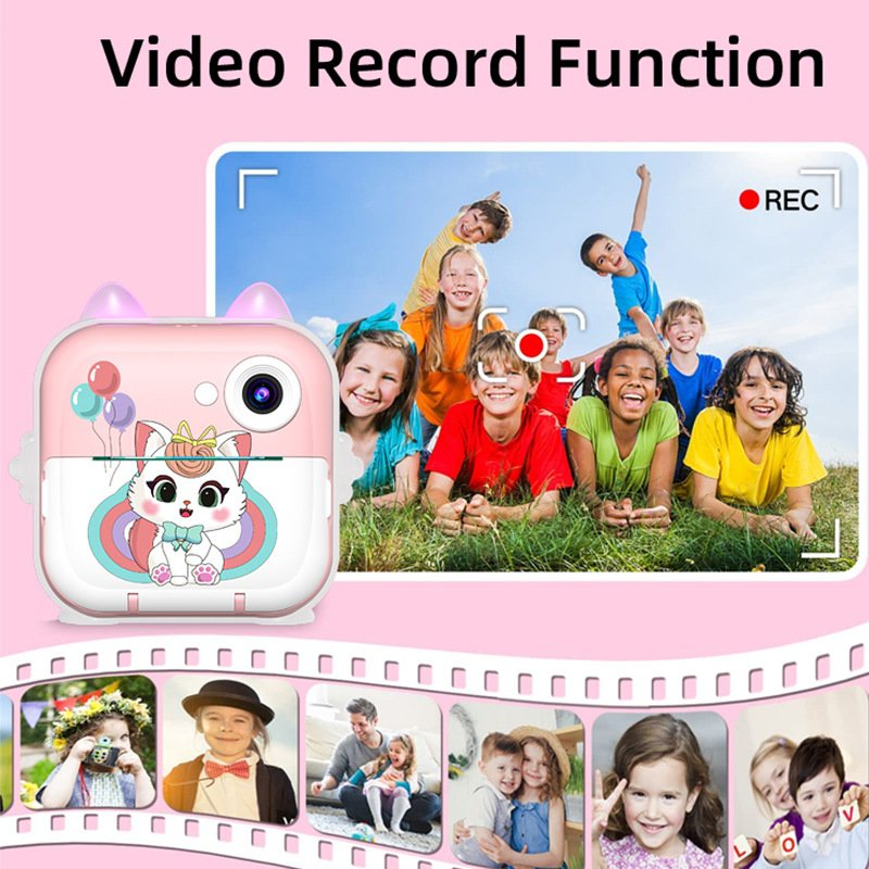 Thermal Printing Equipment Mini Cartoon Digital Camera Gift