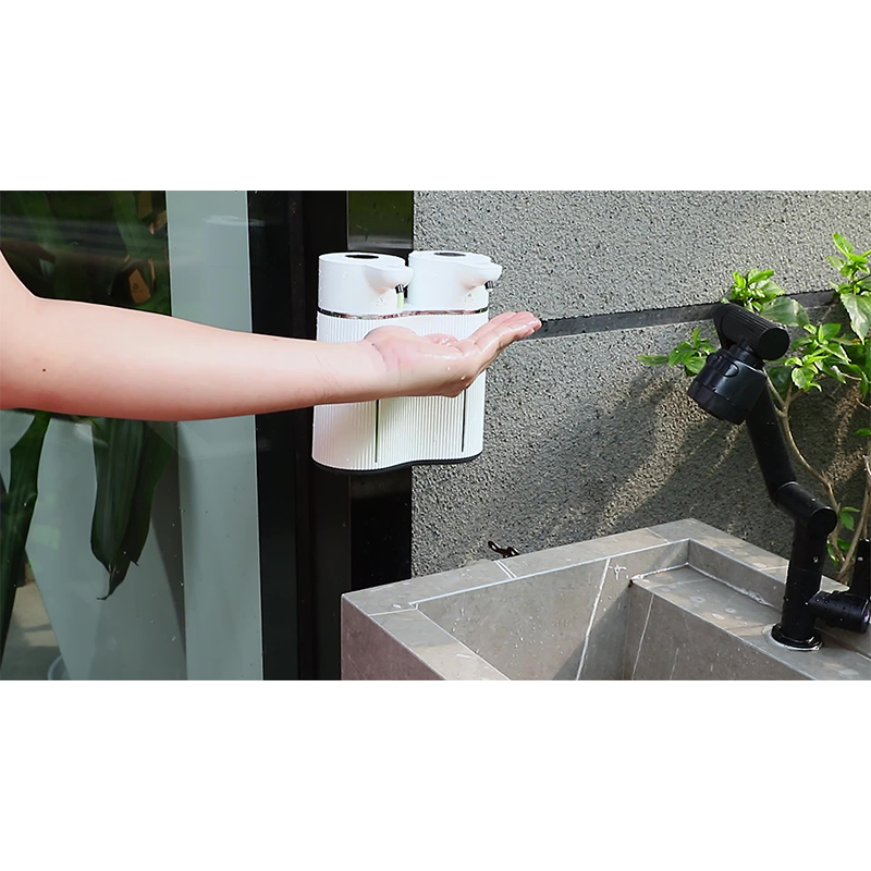 Multifunctional Automatic 2-in-1 Double Head Foam and Gel Touchless Soap Dispenser with Infrared Sensor