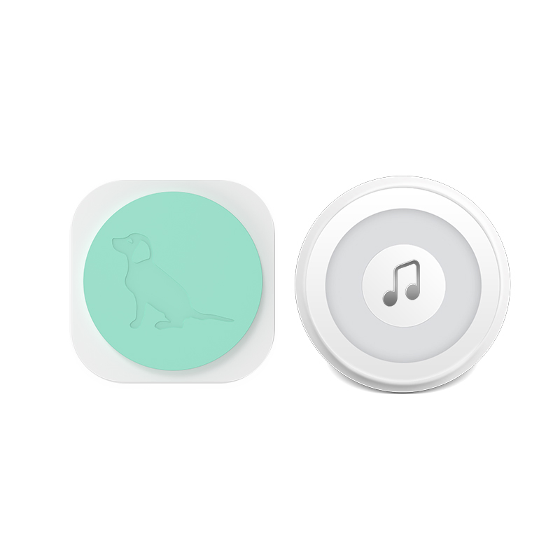 Plug-in Chime Wireless Dog Doorbell with Touch Button for Toilet Training