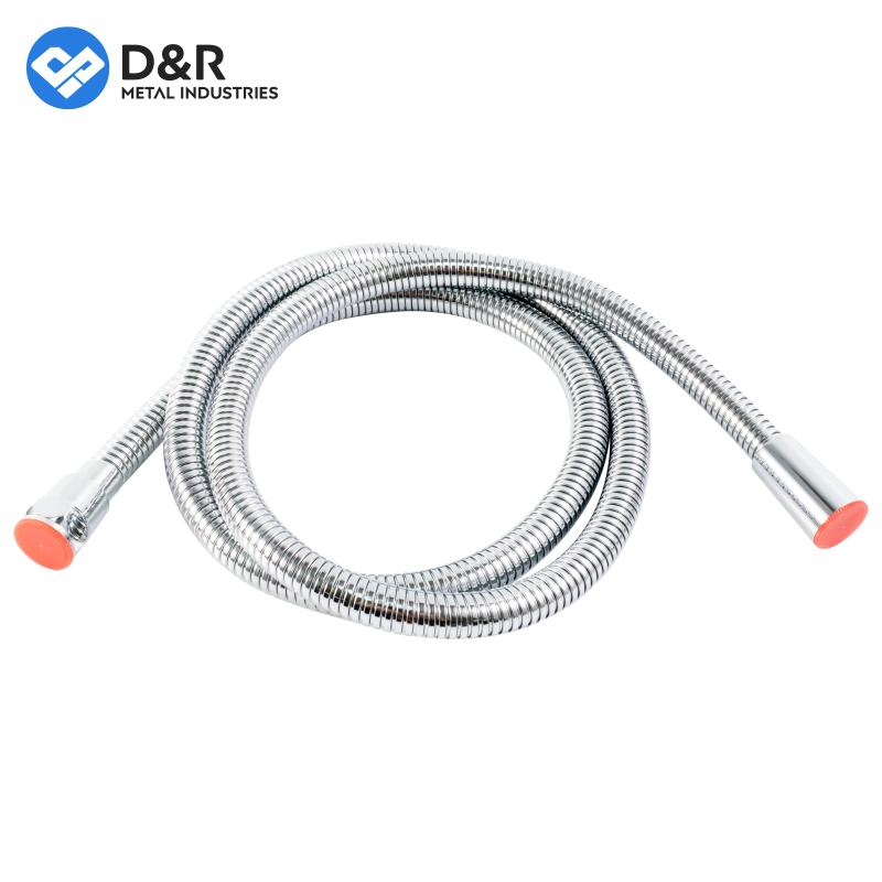 Universal 1/2" Stainless Steel Double Lock Extensible Bathroom Shower Flexible Hose