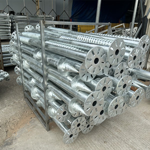 Continuous Welded Helix Ground Screw Anchor Pile for Ground Stabilization