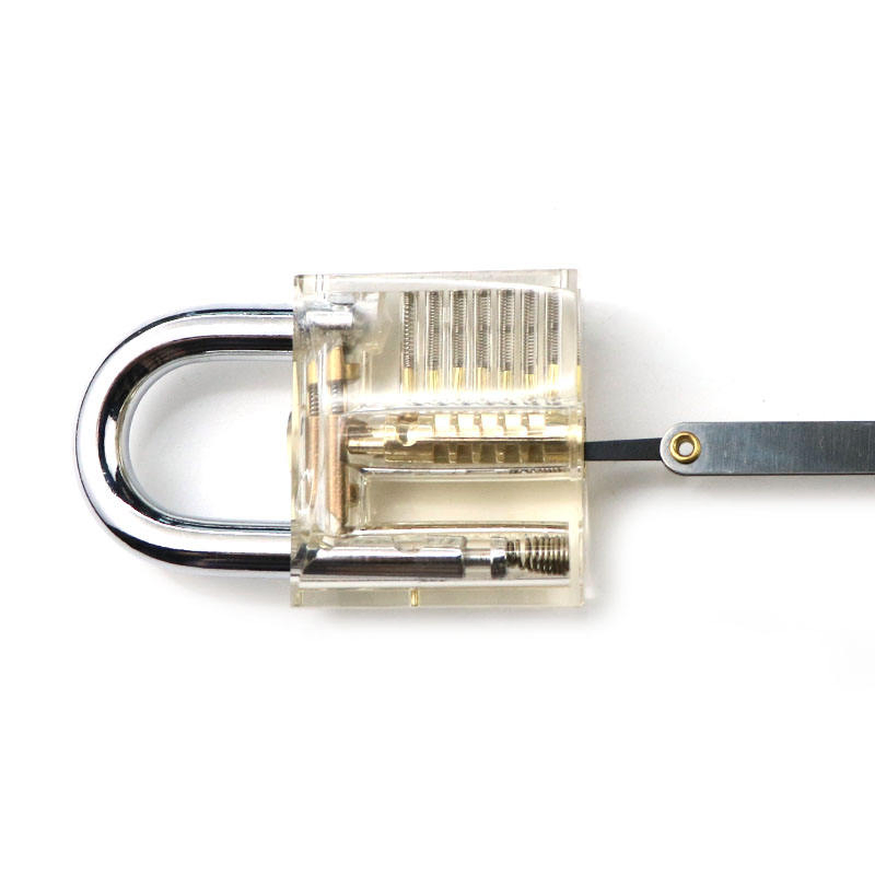 15 Pieces Set Lock Pin Transparent Practice Pick Lock Locksmith Tool