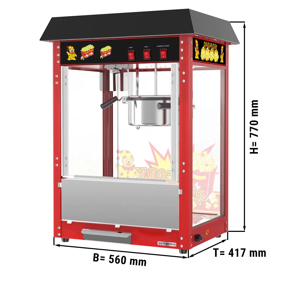 Large Capacity Automatic Industrial Commercial Ball Shape Popcorn Machine