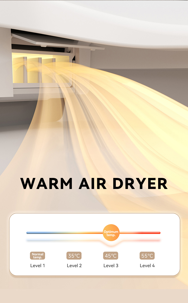 Floor Mounted Intelligent Water Closet U Shape Automatic Ceramic Smart Toilet