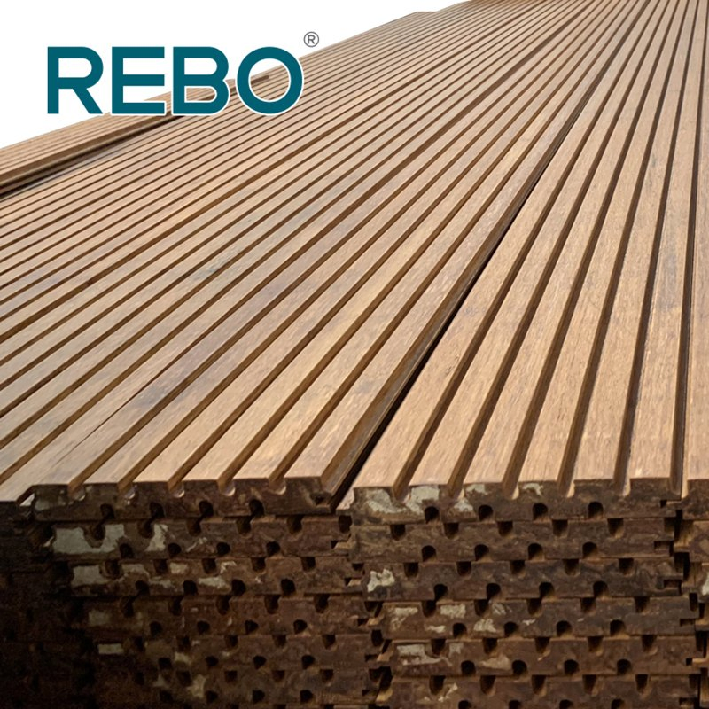 Durable Exterior Bamboo Ceiling Panels Decorative Bamboo Wall Panels