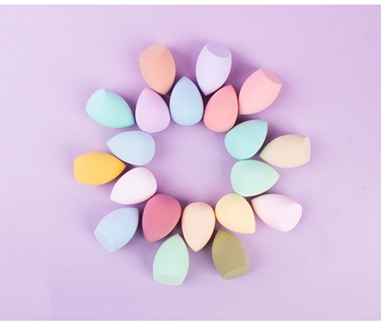 Custom Logo Beauty Sponge Private Label Cosmetics Blender Sponge Latex Free Soft Makeup Sponge