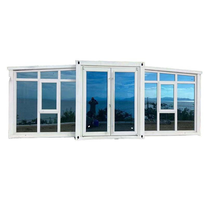 Mobile Double Wing Folding House on Construction Site