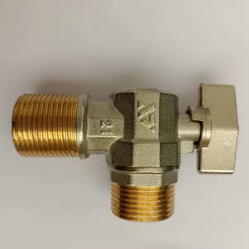 Угловой клапан 90° для воды, 3/8"