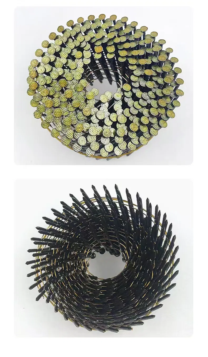 Wholesale 1 3/4 Coil Roofing Nail Galvanized Steel Common Nail with Smooth Shank 3 1/4 Galvanized Ring Shank Pallet Coil Nail