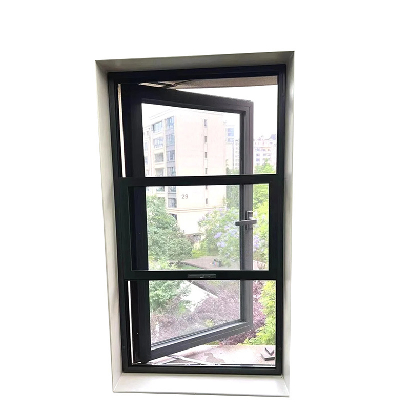 Алюминиевые окна с двойным остеклением, раздвижные