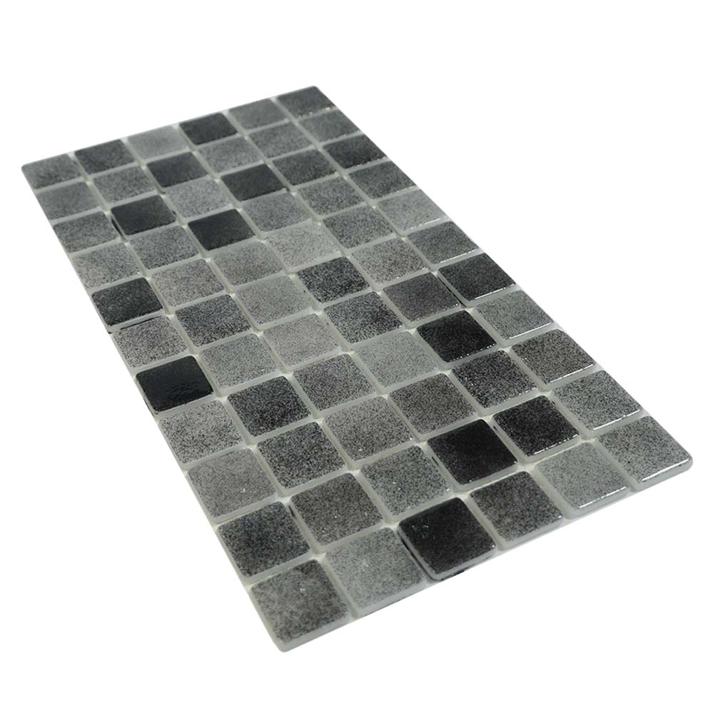 Customized Luxury Elegant Carrara Marble Mosaic for Bathroom Living Room Nature Stone Stunning Blue Glass and Marble Mosaic Tiles