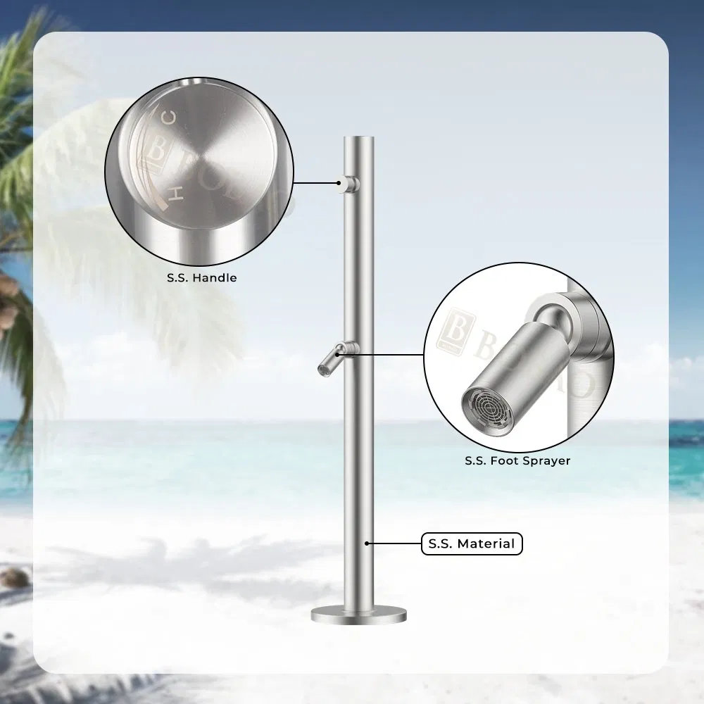 New Arrival Short Garden Shower Swimming Pool Outdoor Shower
