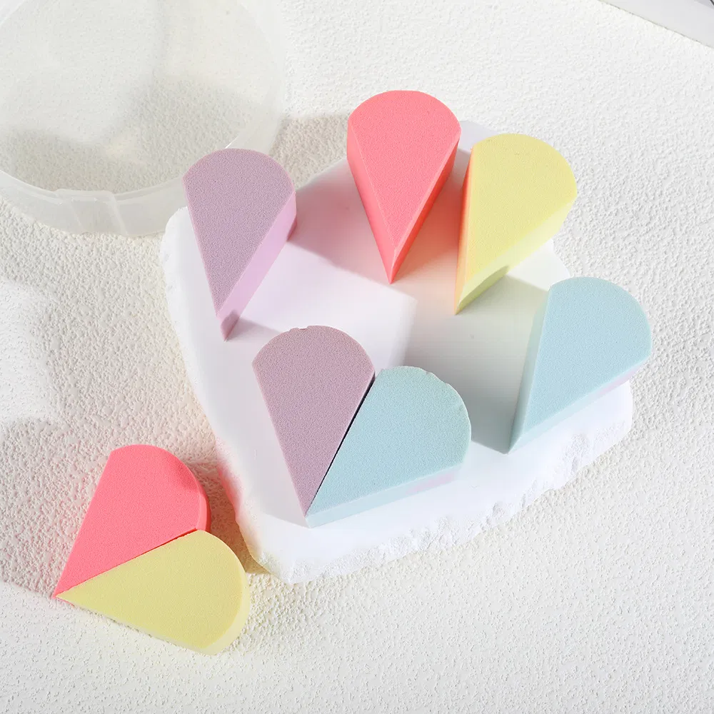 High Quality Facial Cleaning Beauty Blender Sponge Tool Petal Triangle Cosmetic Makeup Powder Puff