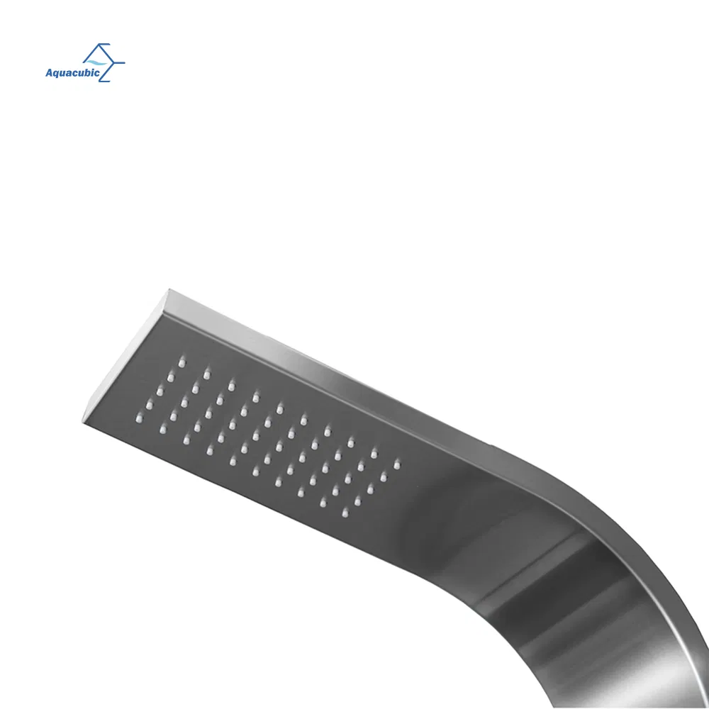 Hot Modern Digital Display Wall Mounted Rainfall Stainless Steel Shower Panel