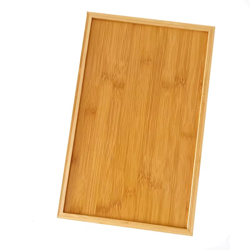 Hot-Selling Japanese-Style Eco-Friendly Bamboo Restaurant Breakfast Fruit Bowl and Cutlery Tray