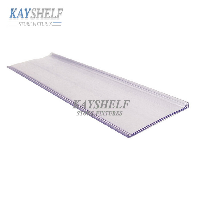 Supermarket Shelf Plastic Label Sign Tag Price Data Holder Strip