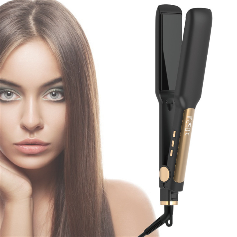 OEM Wholesale Professional Hot Sale High Quality Flat Iron LED Display Straighteners Salon Use Hair Flat Iron