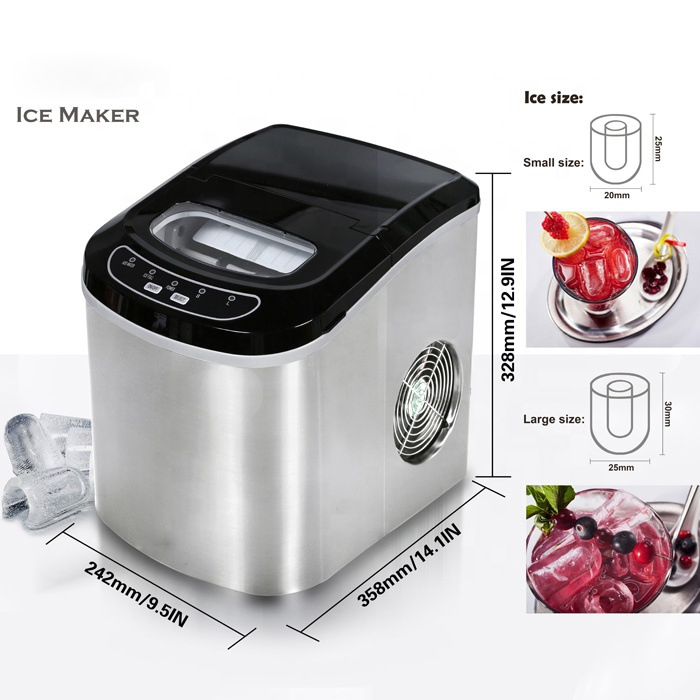 Small Household Portable Ice Maker RV Ship Outdoor Party Camping Icemaker