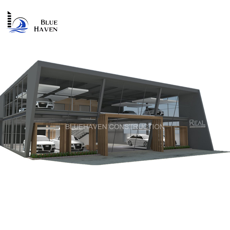 Prefab Steel Space Structure Supermaket Building