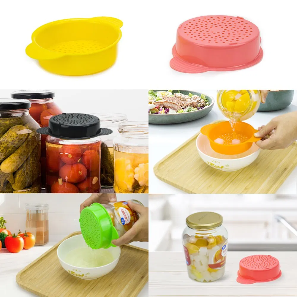 Food-Grade Tuna Fish Filter Sieve Reusable Vegetable and Fruit Can Colander