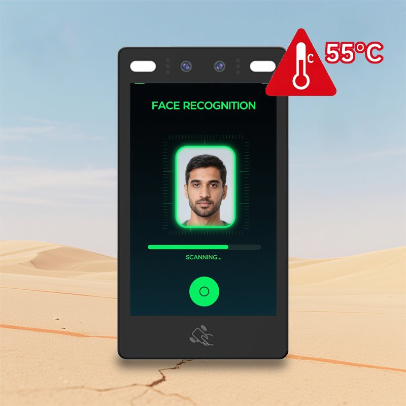 Suntek Wall Trunstile Mount Access Control 2MP Face Recognition System with Multiple Authentication Methods