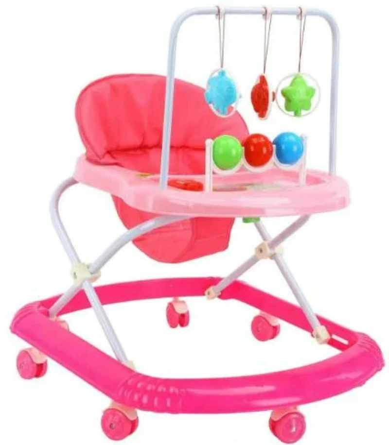 High Quality Portable 6-18months Single Seat Plastic Baby Walker