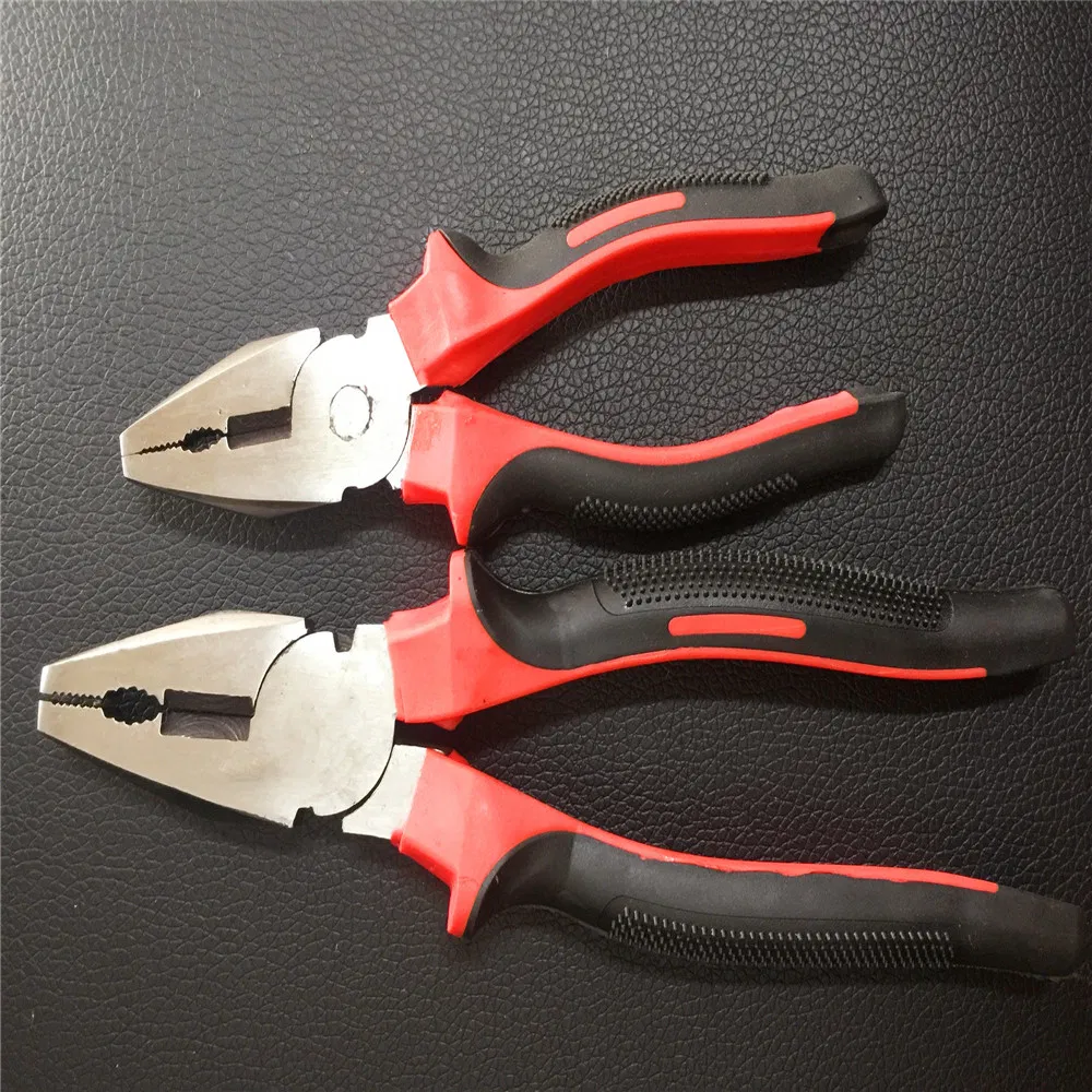 Combination Cutting Plier with Double Color Handle