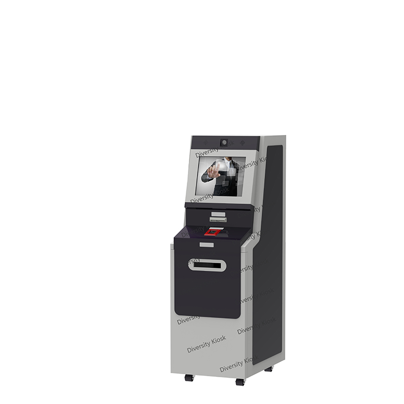Deposit Withdraw Cash Mini Saving Bank Banknote Deposit Machine ATM Automatic Teller Machine Self Service Booth Cash Deposit and Dispensing Machine