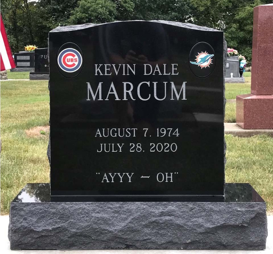 China Granite Stone Tombstones Gravestone Single Traditional Memorials