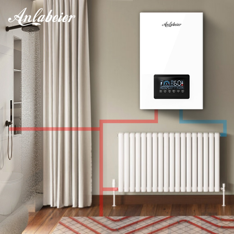 Tankless Customization Thicker Metal Electric Boiler for Central Heating Domestic Hot Water