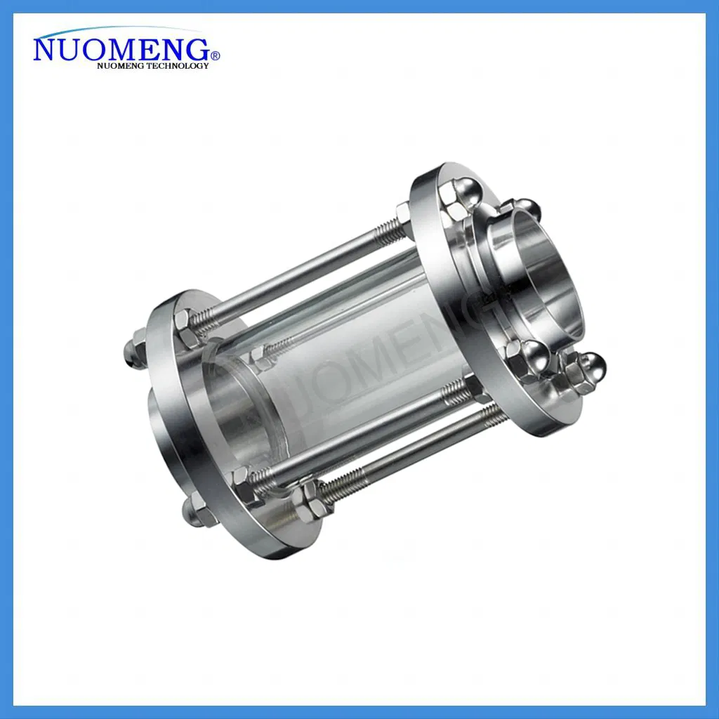 High-Quality Stainless Steel Clamped Straight Sight Glass for Industrial Use