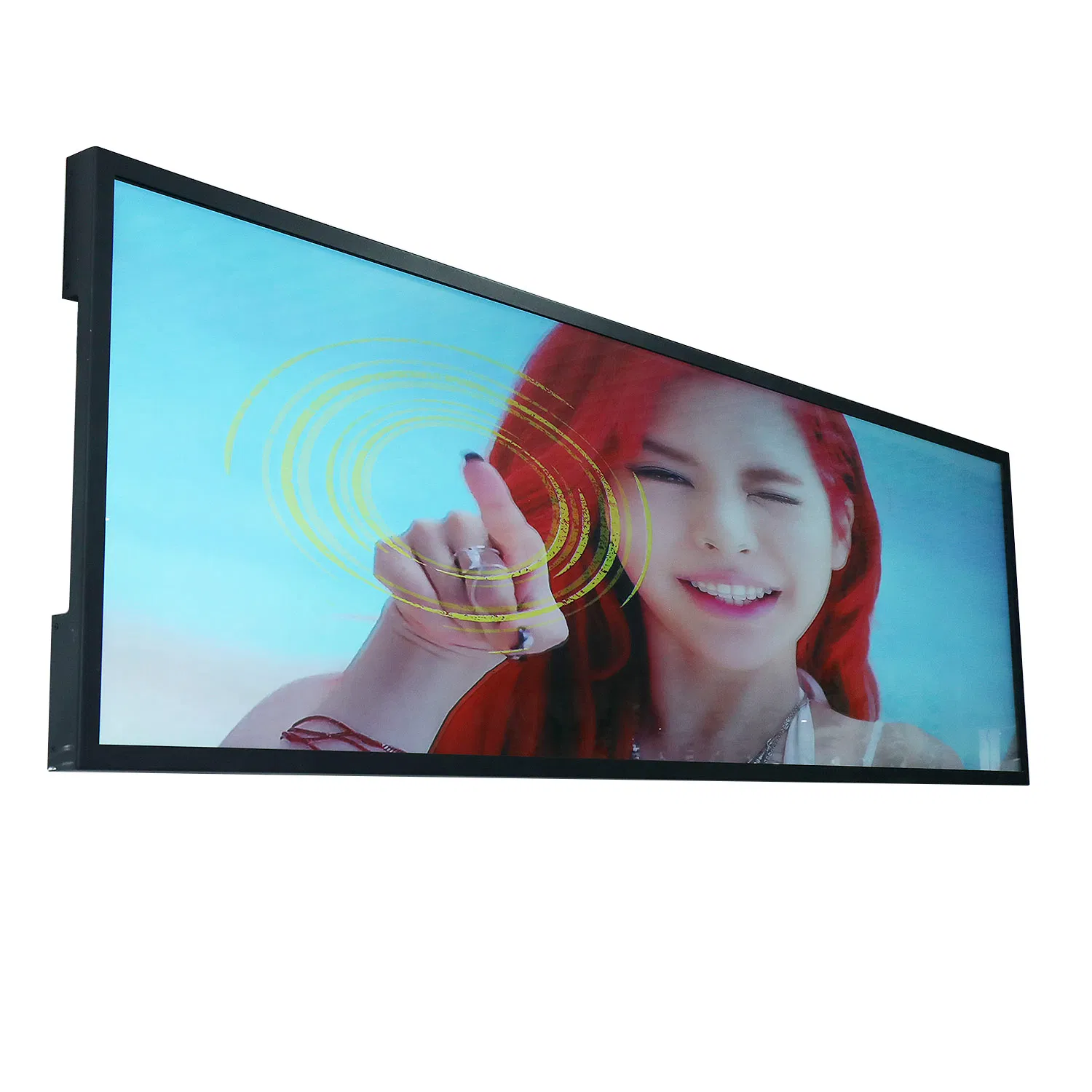 Supermarket Shelf Long Advertising Screen Android HD Narrow Screen Supermarket Shelf Strip Display LCD Screen