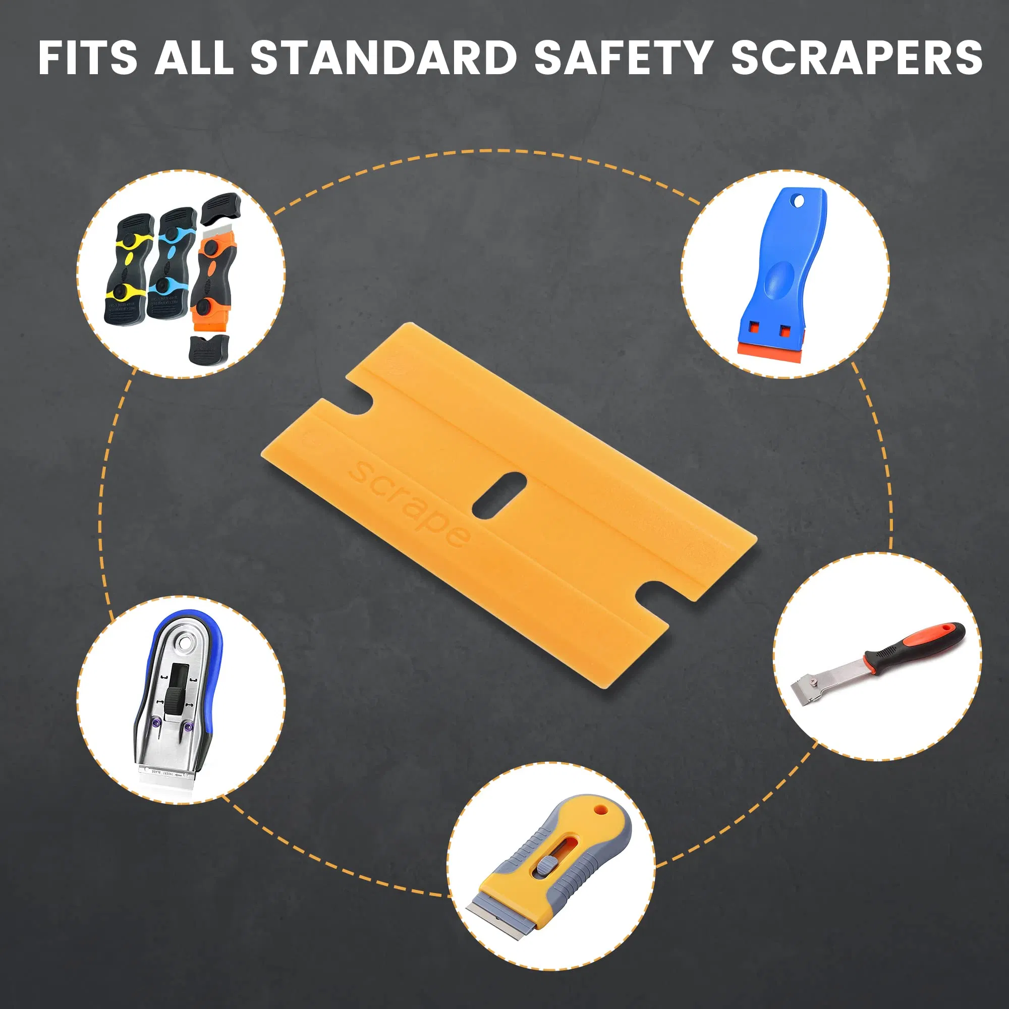 Hautine General Plastic Blade Razor Blade 40X19mm