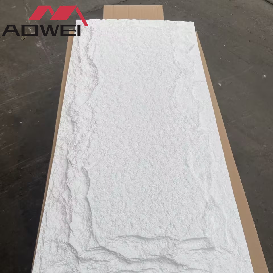 PU Polyurethane Realistic Rock Texture PU Stone Wall Panel for Interior Decoration