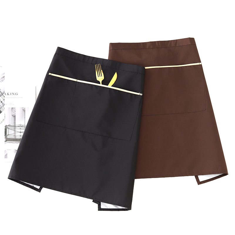 Simple Waterproof Customization Cooking Kitchen Canvas Half Body Apron