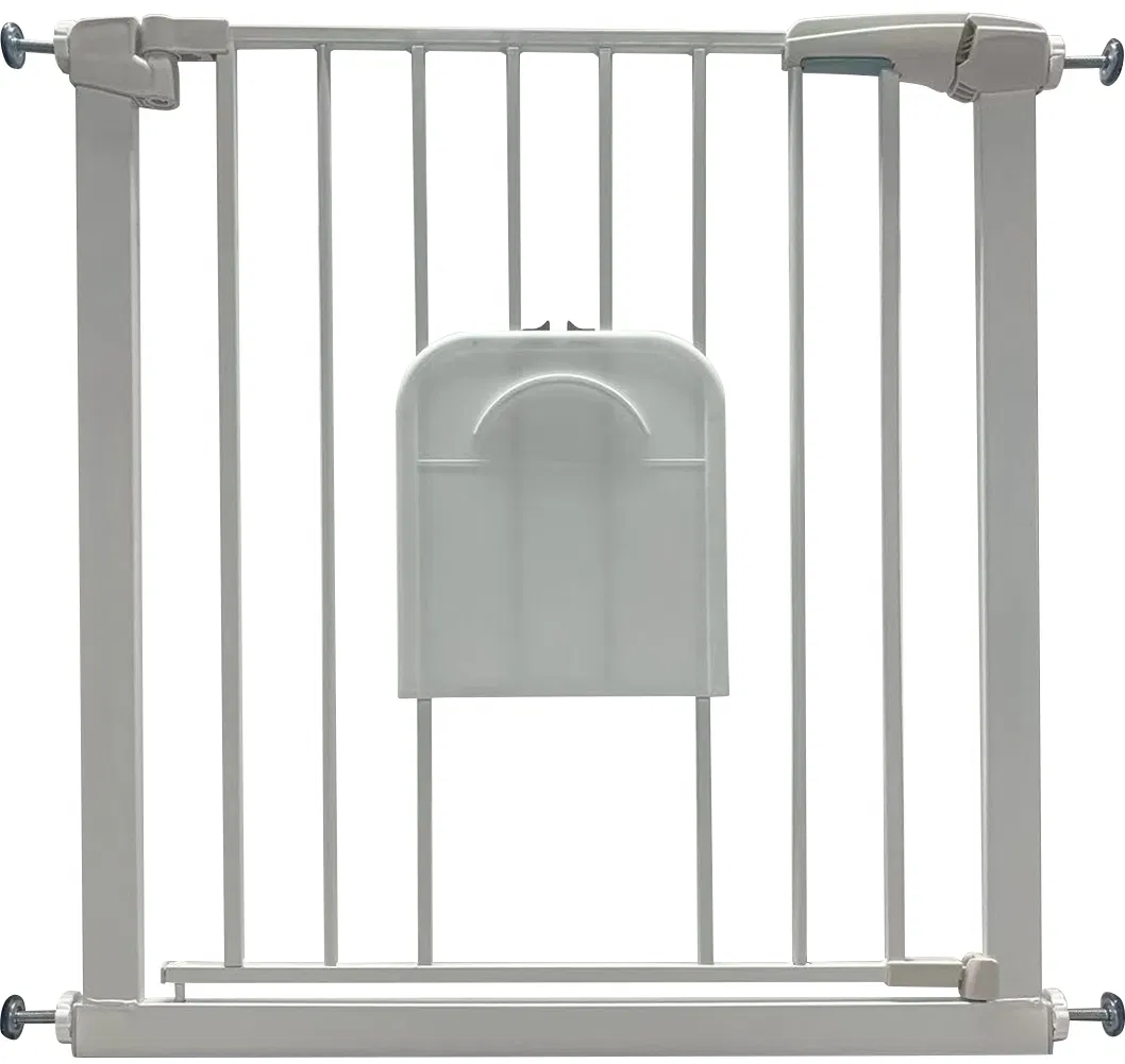 2025 Fashion New Childproof Safety Gate Metal Pet Enclosure Door Gates