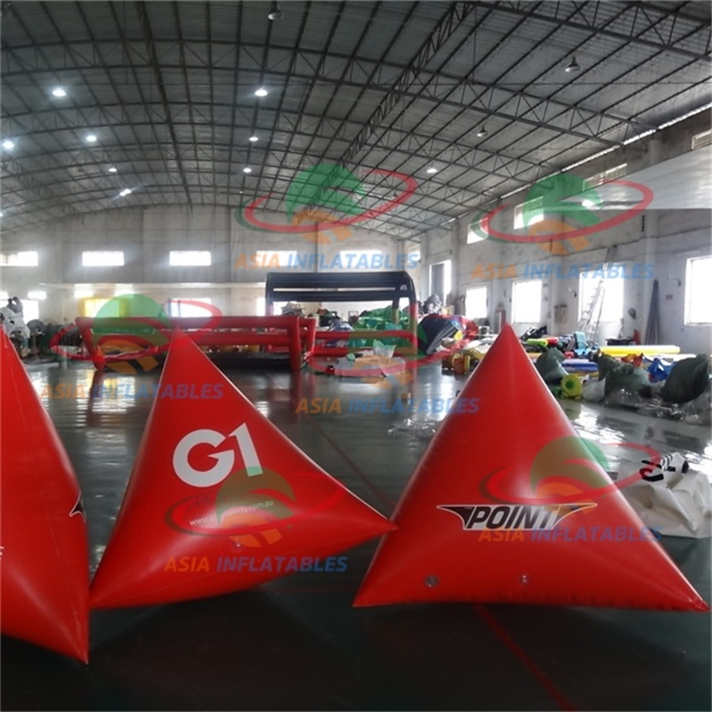 Custom Inflatable Swim Buoys Triangle Inflatable Marker Buoy for Water Event