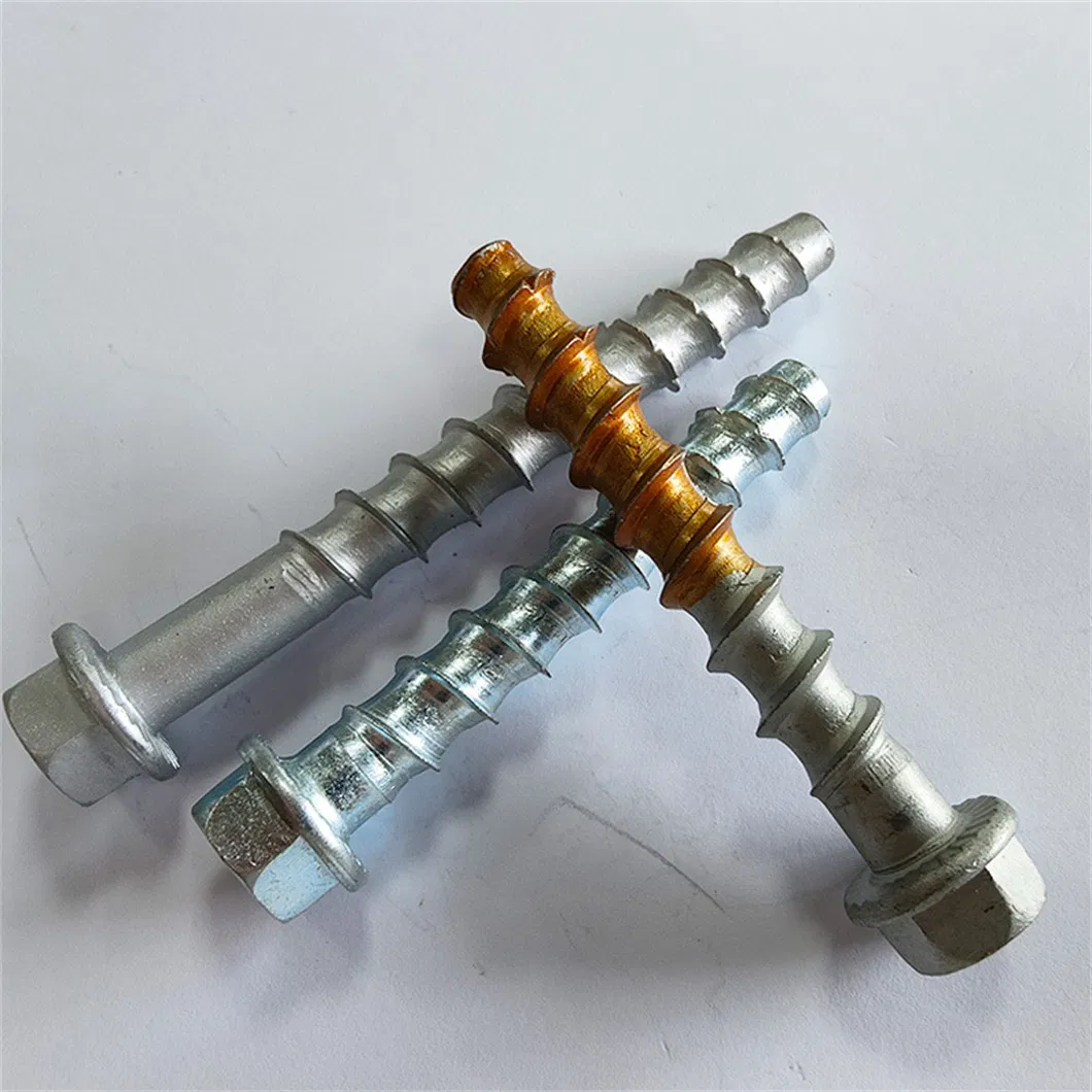 Carbon Steel Galvanized Hexagonal Flange Head Concrete Self-Tapping Anchor Bolt