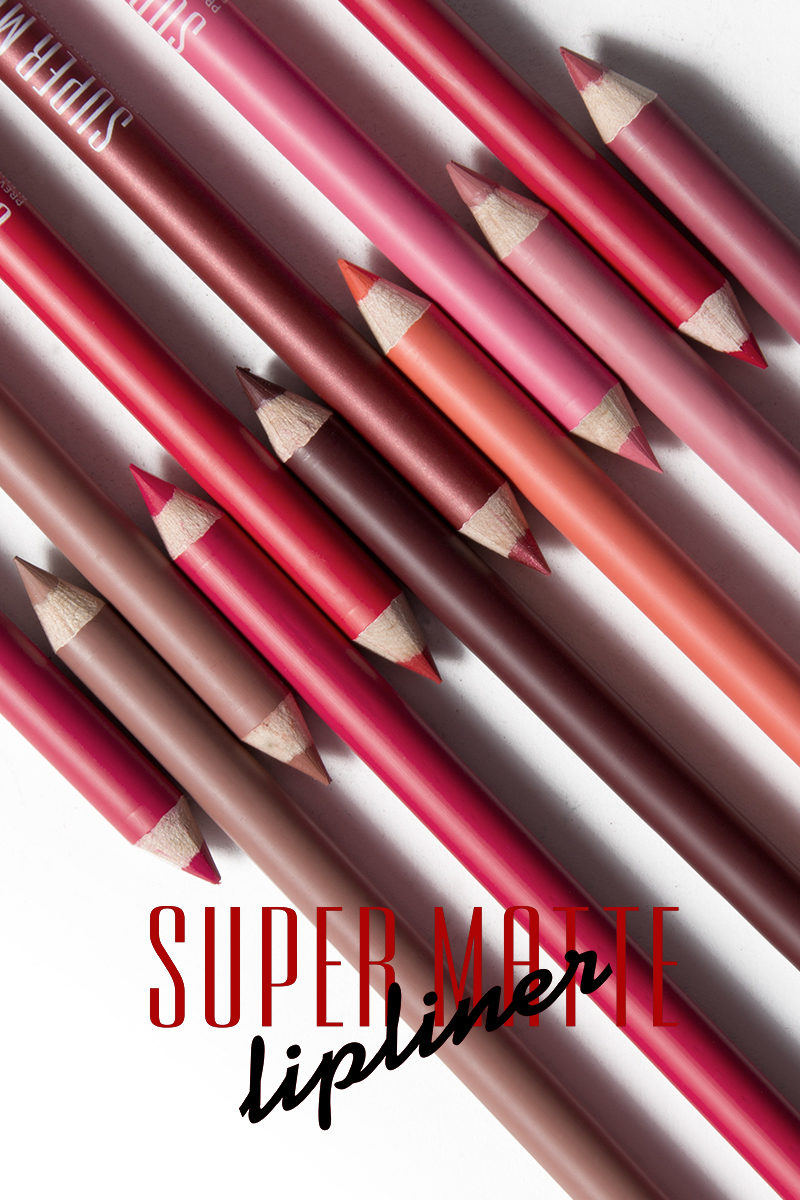 Wood Lipliner for Cosmetics with Super Matte Colors