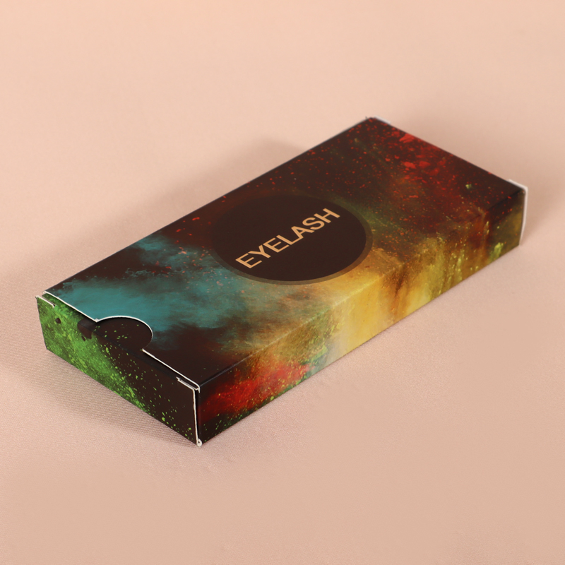 Magnetic Black Eyeliner Mink Eyelashes with Paper Packaging Box