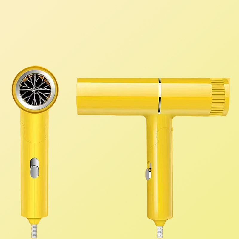 2026 New Professional Hotel Travel Plastic Mini Hair Dryer BLDC Motor 1400W Ionic Portable 3-Speed