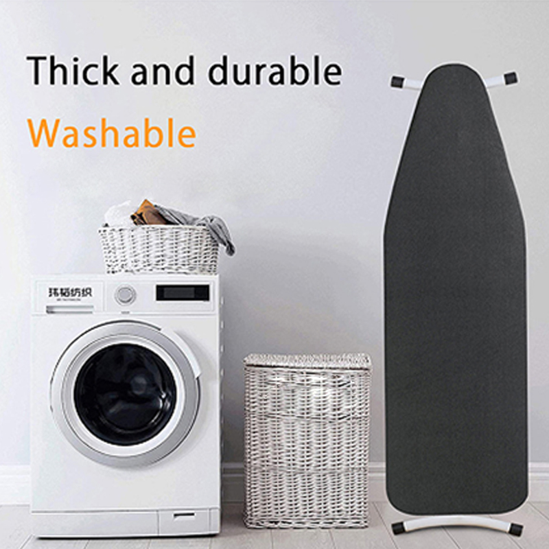 Heat Resistant Ironing Board Cover 100% Cotton Fabric Magic Steamer Pad Ironing Pad Iron Board Cover