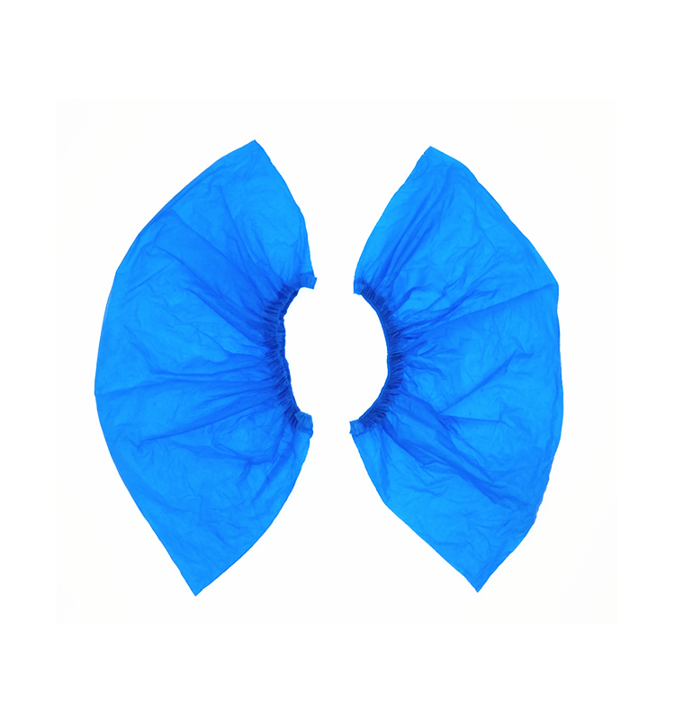Clean Room Supply Blue Nonwoven Disposable Shoe Cover