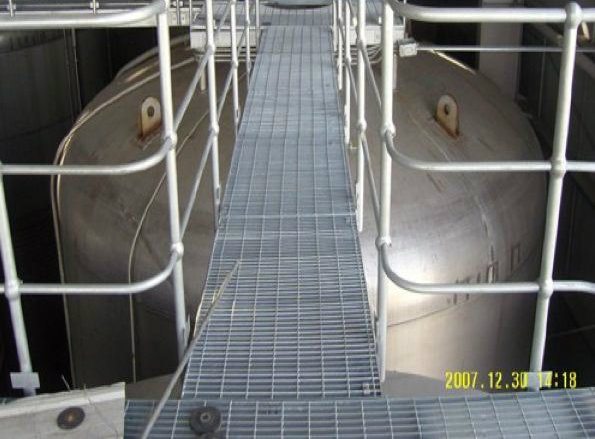 Hot DIP Galvanized Steel Pipe Handrail for Staircase