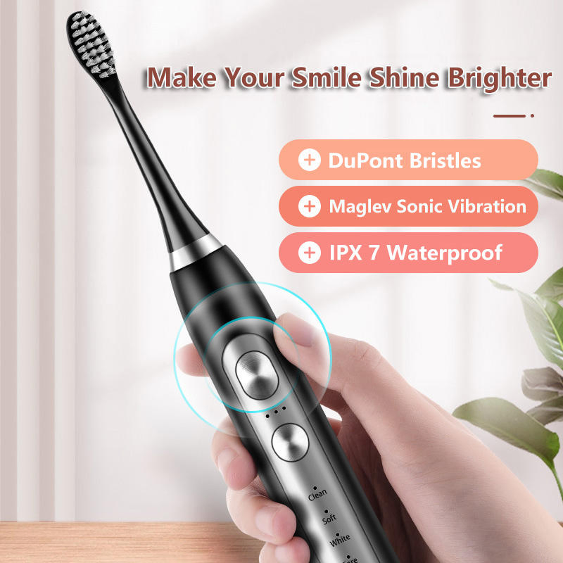 Customizable Wireless Induction Charging Intelligent Automatic Ultrasonic Electric Toothbrush